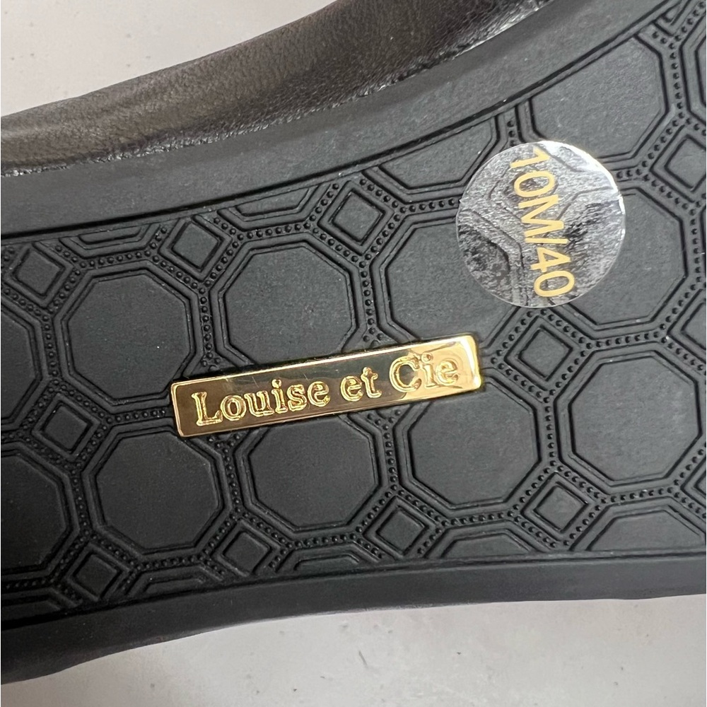 New Louise et Cie Women’s Arella Flat Size 10M Black Pearl Detail Rhinestone 40 - Picture 9 of 11